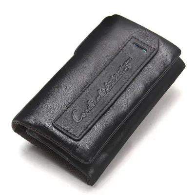 Genuine Leather Capacious Key Ring Wallet